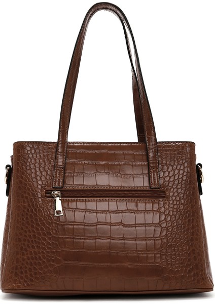 Kadın Taba Uzun Askılı Kroko Omuz Çantası 25WBD2842E3 fırsatları