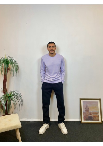 Süperlife Erkek Bisiklet Yaka Slim Fit Ince Sweatshirt Spr 20K17 modelleri