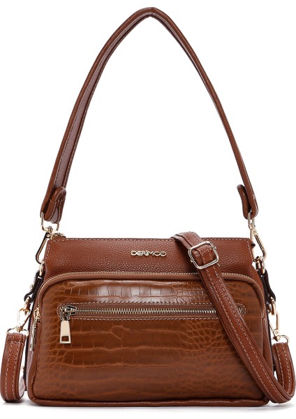 Kadın Taba Uzun Askılı Kroko Çapraz Çanta 25WBD2111E3