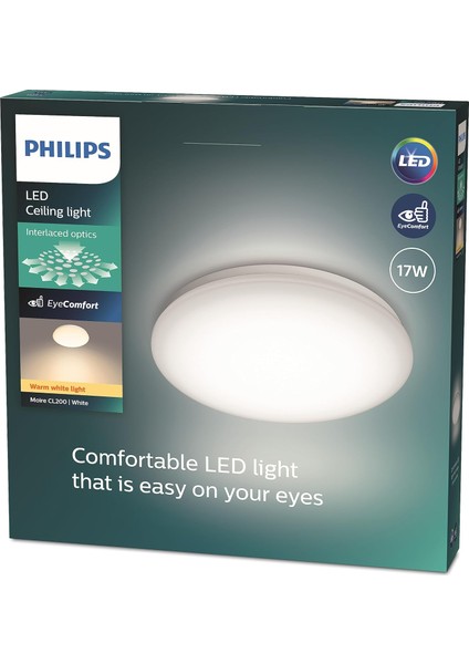 CL200 Fonksiyonel Tavan Lambası 17W 2700K Sarı Işık Entegre LED