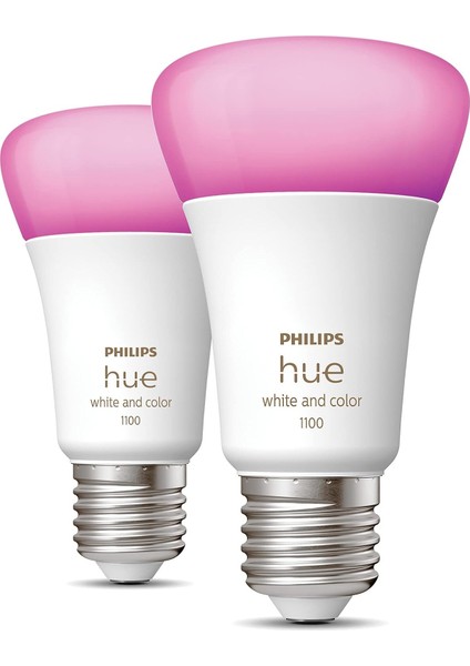 wca 9-75W Renkli Akıllı Ampul 2'li Ekopaket E27 Bluetooth Özellikli modelleri