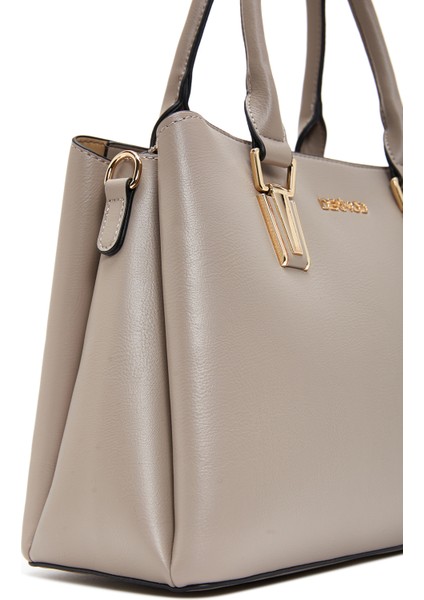 Kadın Gri Uzun Askılı Kol Çantası 25WBD282618