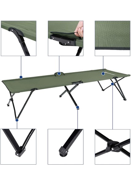 Üniseks Yetişkin Kamp Yatağı, Kamp Yatağı, Tüv Rheinland Tarafından Test Edilmiştir, Maksim indirimleri