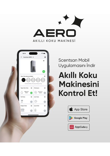 Aero Akıllı Koku Makinesi Bordo indirimleri
