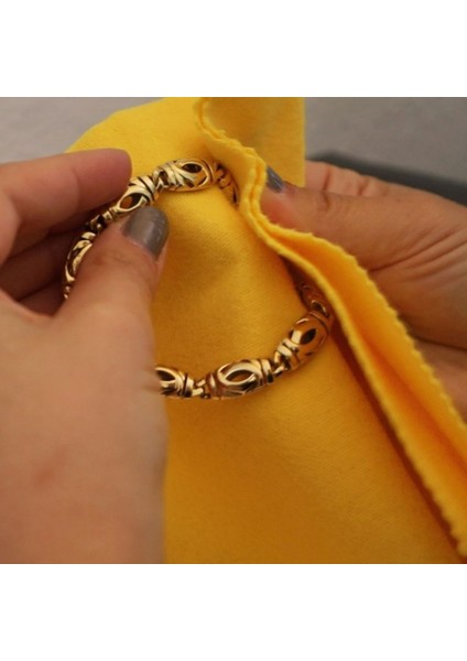 Altın Parlatma Bezi 30X36 cm – Takı Temizleme Bezi, Altın Yüzük Bilezik Kolye Için fiyatları