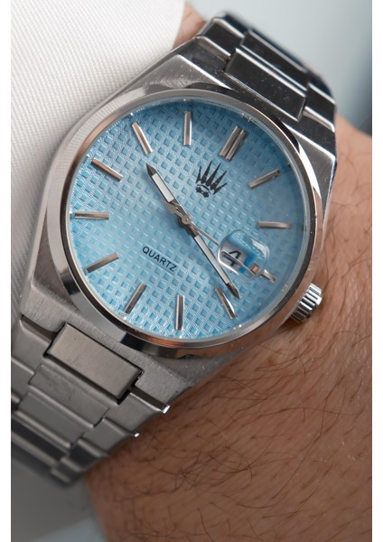 Vortex Silver Turkuaz Çelik Kol Saati fiyatları