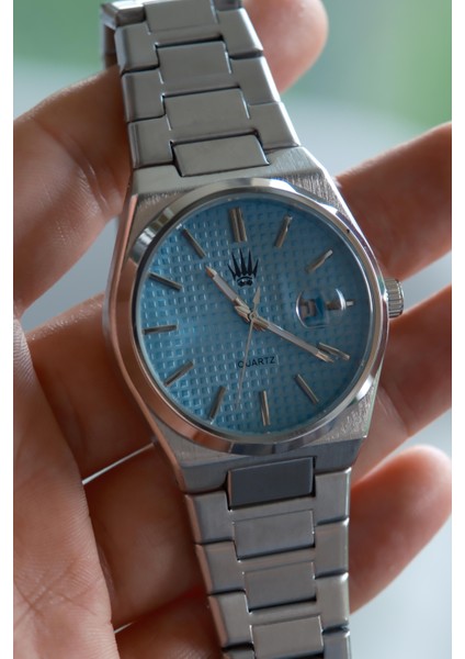 Vortex Silver Turkuaz Çelik Kol Saati fırsatları