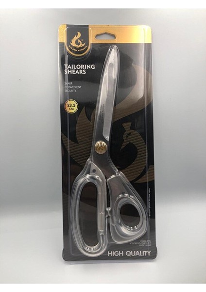 23,5 cm Profesyonel Terzi Makası Paslanmaz Çelik Kumaş Kesme Makası