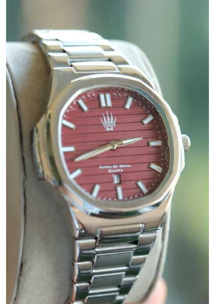 Novatick Silver Bordo Kol Saati fırsatları