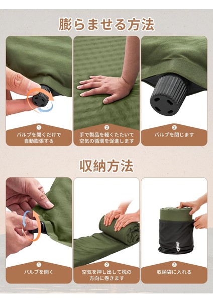 Classıc Light Şişme Kamp Matı D.green modelleri