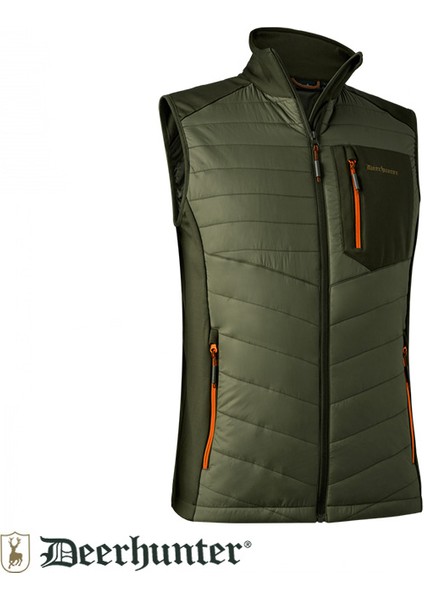 Chamois Padded Forest Green Yelek M