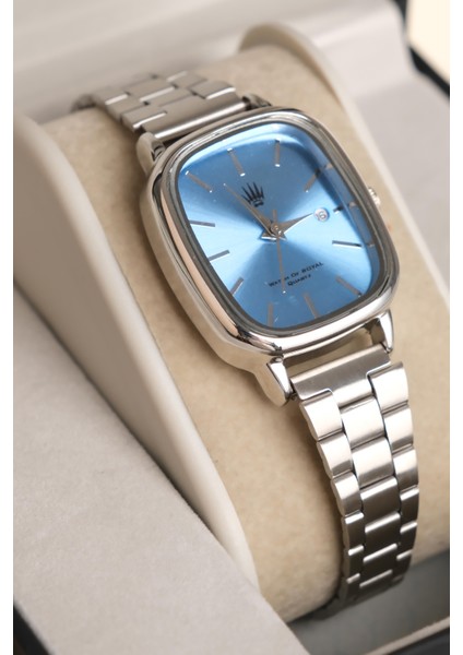 Valenza Classic Time Silver Mavi Kol Saati