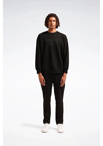 New Id Reg Crew 0 Yaka Erkek Sweat - Siyah fırsatları