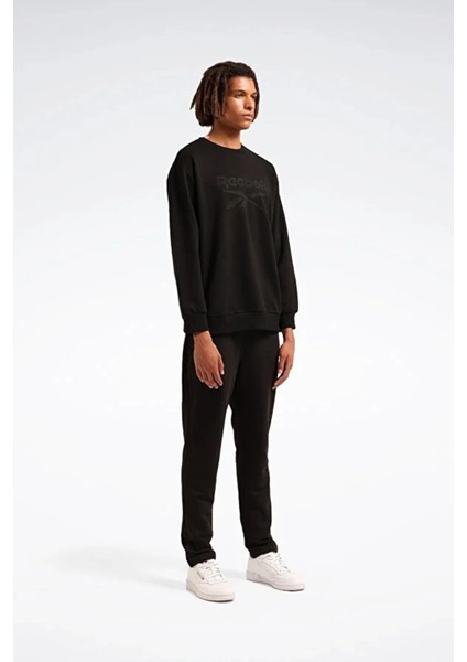 New Id Reg Crew 0 Yaka Erkek Sweat - Siyah indirimleri