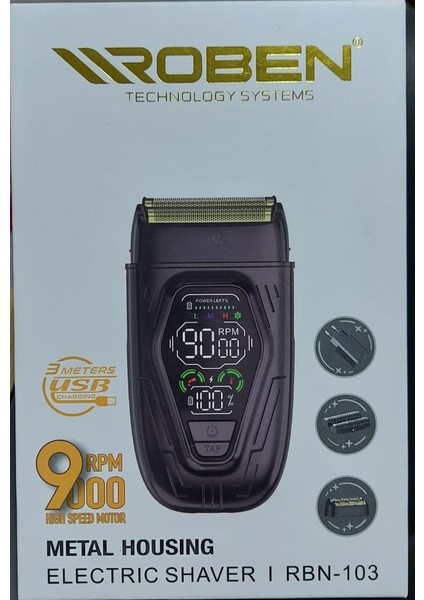 Profesyonel Günlük Tıraş Makinesi RBN-103 indirimleri