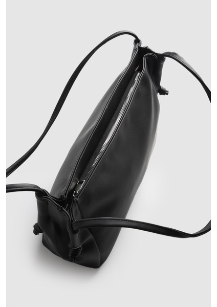 Lagraccio Paris Kadın Briden Soft Deri Omuz Çantası Siyah modelleri