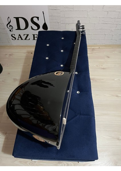 (Videolu) Maun Tekne Kısa Sap Bağlama Saz ( Kılıf Yedek Tel Takımı Tezeneler Hediye)
