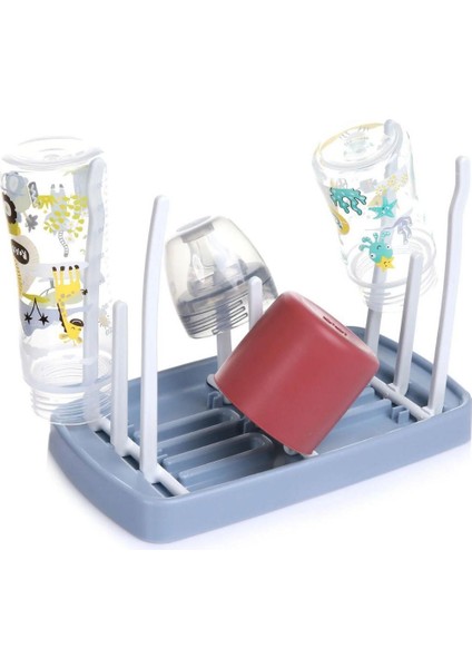 Katlanabilir Biberon ve Mama Kabı Kurutucu, Pratik ve Renkli Mavi Tasarım fiyatları