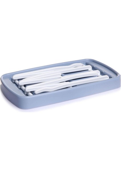 Katlanabilir Biberon ve Mama Kabı Kurutucu, Pratik ve Renkli Mavi Tasarım