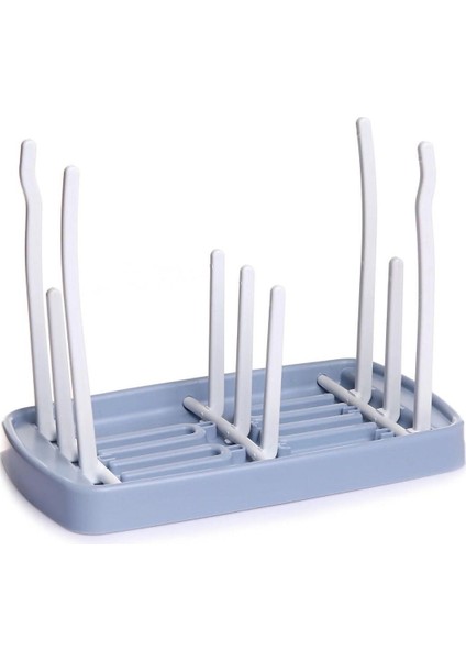 Katlanabilir Biberon ve Mama Kabı Kurutucu, Pratik ve Renkli Mavi Tasarım