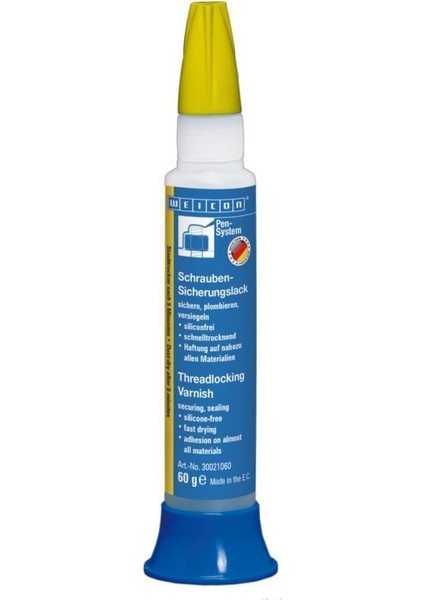Garanti Mührü 60 G, Sarı (Ral 1021)MÜHÜRLEME Verniği -Sızdırmazlık Cilası
