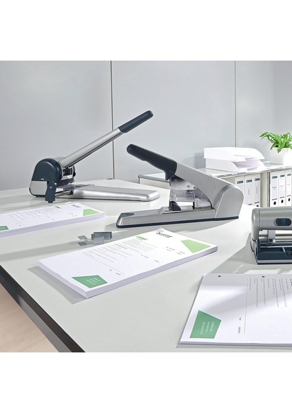 Ekstra Güçlü Düz Zımba, 60 Yaprak Kağıt Için, Zımba Teli, Ergonomik Tasarım, Gümüş, 55520084 indirimleri