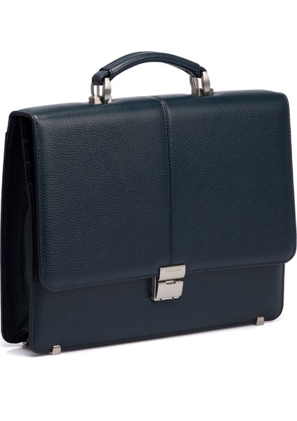 Lacivert Hakiki Deri Erkek Evrak Çantası - S1EV00021452-A38 modelleri