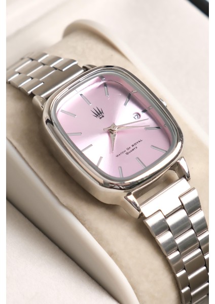 Valenza Classic Time Silver Pembe Kol Saati