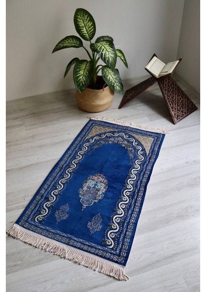 Çeyizlik Astarlı Lüks Seccade Hediyelik S1019 Siyah fiyatları