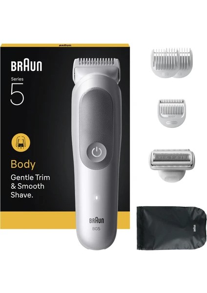Vücut Tıraş Makinesi Series 5, +6 Aksesuar, Su Geçirmez, BG5550