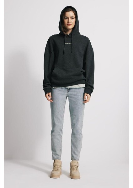 Kapüşonlu Oversize Fit Unisex Sweatshirt