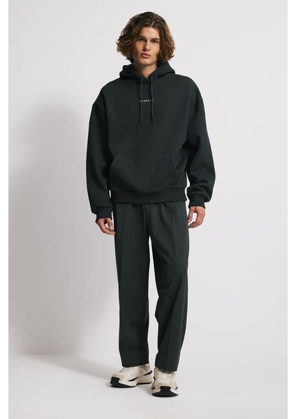 Kapüşonlu Oversize Fit Unisex Sweatshirt