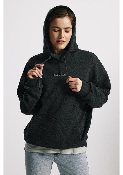 Kapüşonlu Oversize Fit Unisex Sweatshirt