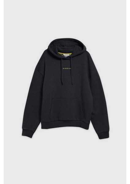 Kapüşonlu Oversize Fit Unisex Sweatshirt