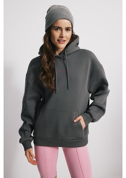 Kapüşonlu Oversize Fit Unisex Sweatshirt