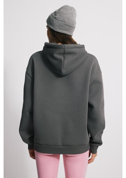 Kapüşonlu Oversize Fit Unisex Sweatshirt