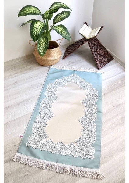 Astarlı Lüks Çeyizlik Seccade S1022 Mavi fiyatları