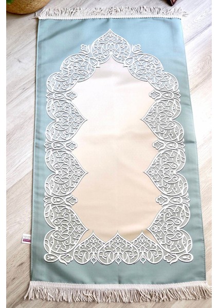 Astarlı Lüks Çeyizlik Seccade S1022 Mavi modelleri