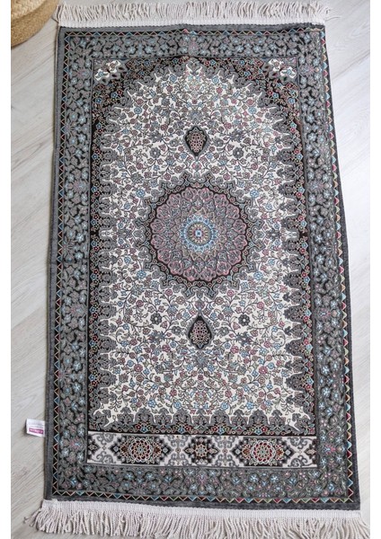 Osmanlı Desen Astarlı Lüks Seccade S1018 Gri modelleri