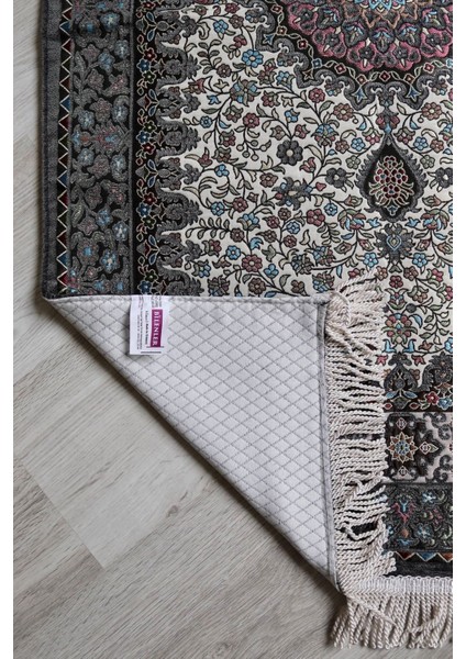 Osmanlı Desen Astarlı Lüks Seccade S1018 Gri fırsatları