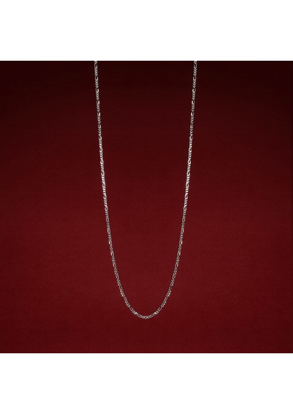 80 Mikron Figaro Gümüş Zincir modelleri