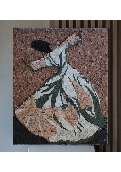 Semazen Mozaik Taş Tablo