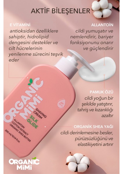 Tıraş Kremi Silk Glide Kadınlar Için Nemlendirici ve Yumuşatıcı Tıraş Kremi Vegan Vücut Bakımı 300ML fiyatları