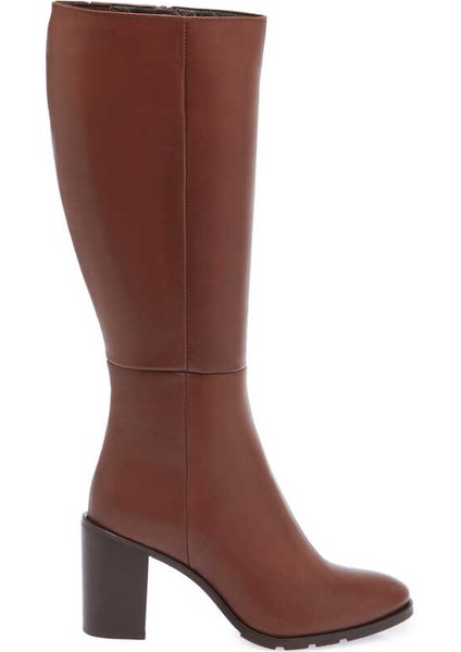 Taba Hakiki Deri Kadın Klasik Çizme - K23K1CM67043-A37