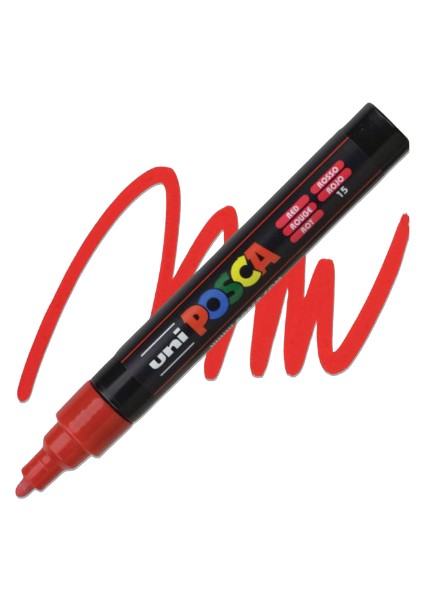 Pc-5m Posca Poster Markörü Kırmızı