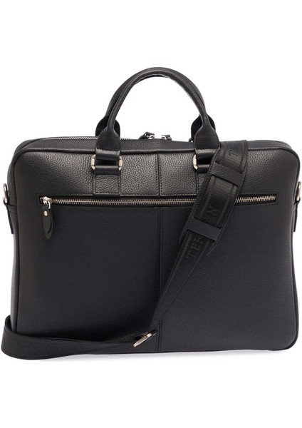 Siyah Hakiki Deri Erkek Evrak Çantası - S1EV00021476-A41 indirimleri