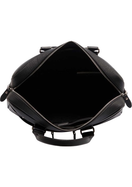 Siyah Hakiki Deri Erkek Evrak Çantası - S1EV00021476-A41