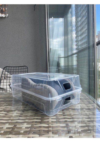 10'lu Şeffaf Ayakkabı Kutusu Erkek Seyahate Uygundur Pratik modelleri