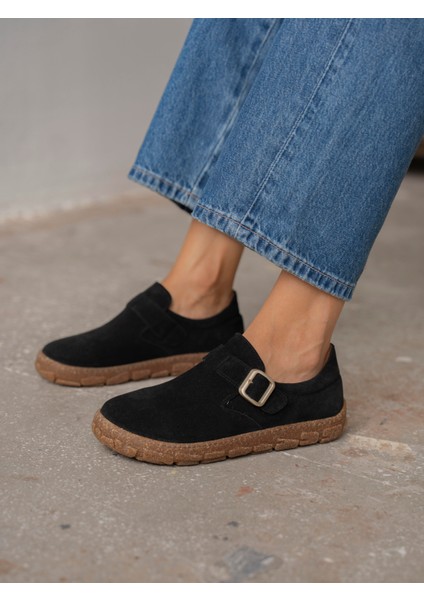Hiva Siyah Hakiki Süet Kadın MAKOSEN fırsatları