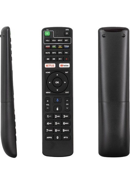 Kr Dreamstar Androıd Netflıx-Youtube Tuşlu Ses Komutlu Tv Uyumlu Uydu Kumandası (Yazısız)